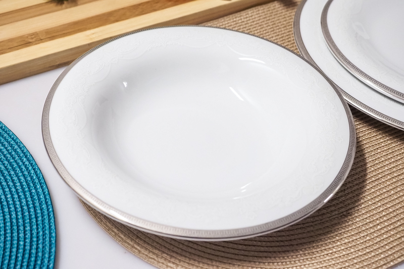 PORCELANA BOGUCICE ANTONIO PLATIN Serwis obiadowy 18/6