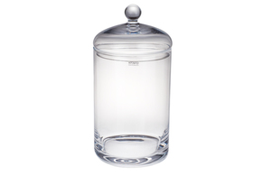 KROSNO GLAMOUR Pojemnik szklany z pokrywą h- 31 cm