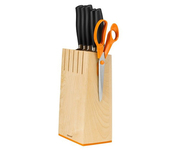 FISKARS FUNCTIONAL FORM+ Noże kuchenne w bloku zestaw 5 sztuk