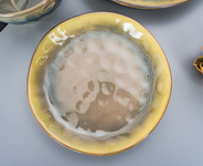 Talerz płytki porcelanowy 20.5 cm yellow