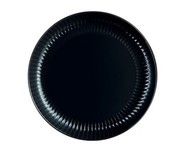 LUMINARC COTTAGE BLACK Talerz płytki 25 cm 