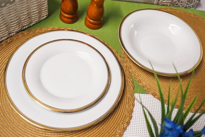 PORCELANA BOGUCICE VICTORIA GOLD Serwis obiadowy 18/6