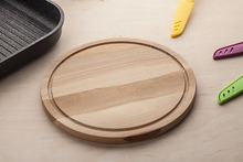 AAA Deska kuchenna drewniana okrągła 25 cm