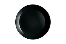 LUMINARC DIWALI BLACK Talerz płytki 19 cm 